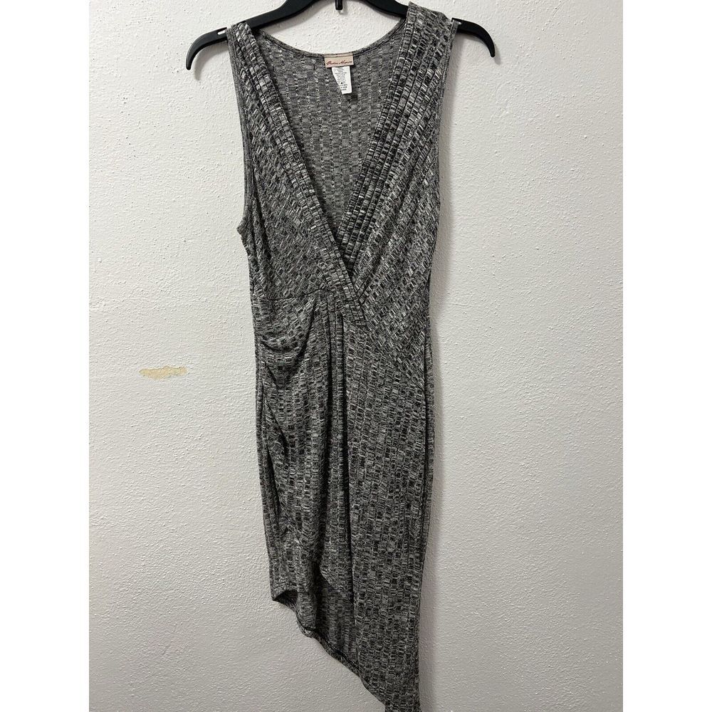 Fashion Magazine Heathered Gray Large Sleeveless Dress